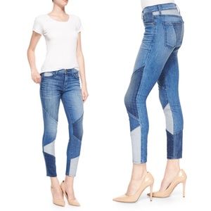 Current/Elliott Stiletto Patch Skinny Crop Jeans